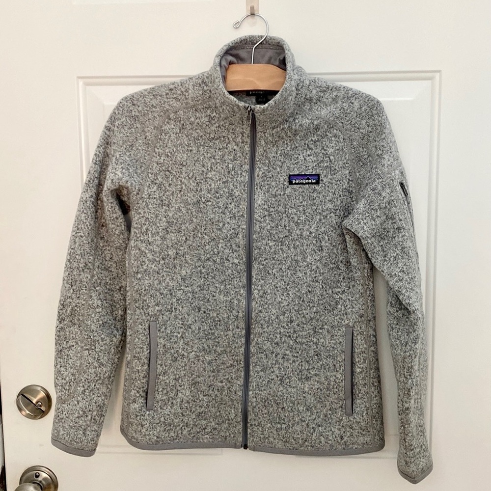 Patagonia Women’s Better Sweater zip fleece gray birch
